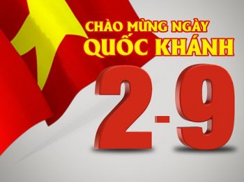 THÔNG BÁO LỊCH NGHỈ LỄ QUỐC KHÁNH NGÀY 2-9