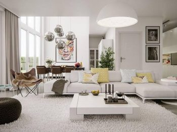 Thiết kế nội thất phòng khách-những ý tưởng không”đụng hàng”