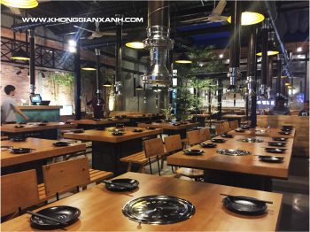 Thi công nhà hàng nướng K-BBQ