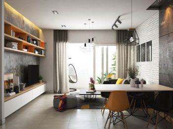 Cải tạo căn hộ 45m² có 2 phòng ngủ cho cô gái độc thân.