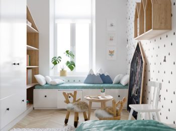 Phòng ngủ đẹp mê ly như thế giới cổ tích cho bé yêu