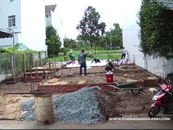 Thi công kiến trúc nhà phố – Q. Bình Chánh