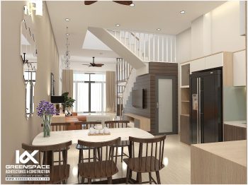 Nội thất nhà phố 3 tầng ở Vũng Tàu – Mr Quỳnh