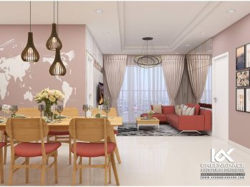 Thiết kế nội thất chung cư Melody – Mr Toàn