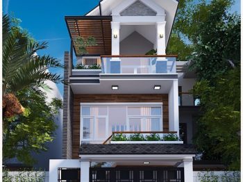 Thiết kế nhà phố 3 tầng tại Vũng Tàu – Mr Hùng