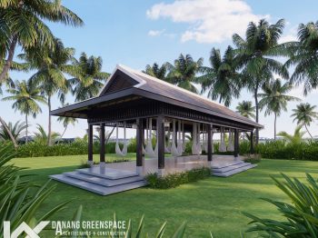 Thiết kế trạm chờ xe bus và nhà hội nghị Resort The Nam Hai