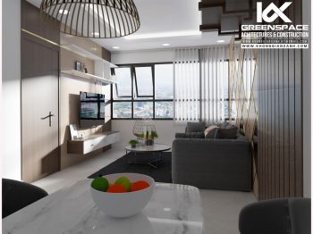 Thiết kế nội thất chung cư Diamond Sea 75m2