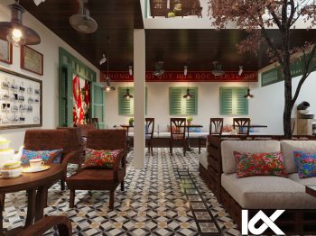 Thiết kế quán cafe theo phong cách hoài cổ