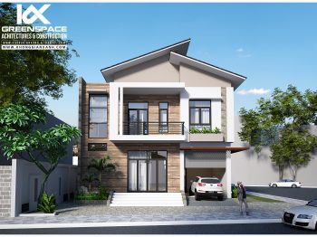 Thiết kế và thi công nhà phố 2 tầng huyện Đất Đỏ.