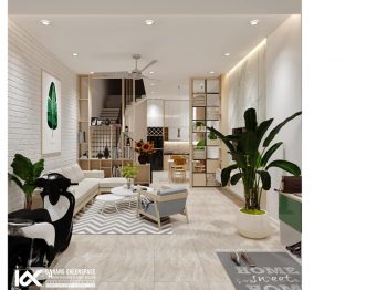Thiết kế nội thất nhà phố tại Hòa Xuân – Đà Nẵng