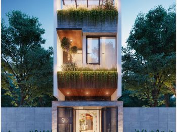 Thiết kế nhà phố mặt tiền 4m Đà Nẵng