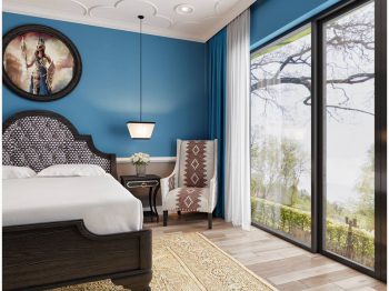 Thiết kế nội thất phòng ngủ khách sạn ở Hội An