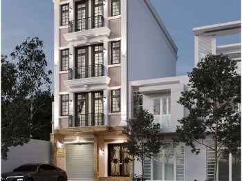 Thiết kế khách sạn 4 tầng tại Vũng Tàu