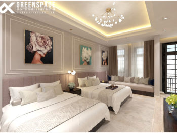 Thiết kế nội thất phòng khách sạn mini tại Vũng Tàu