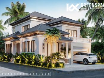 Thiết kế biệt thự vườn thấp tầng