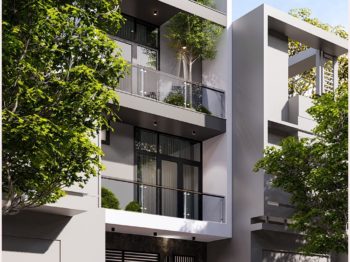 Thiết kế nhà phố 3 tầng hiện đại