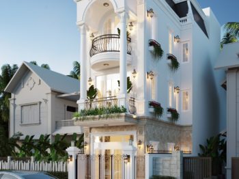 Thiết kế nhà phố theo phong cách cổ điển