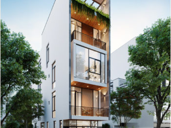 Thiết kế nhà phố 4 tầng tại Đà Nẵng
