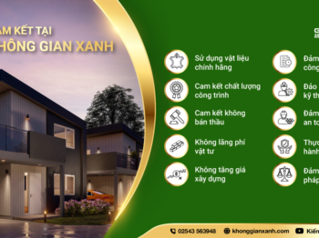 10 CAM KẾT XÂY DỰNG CỦA KIẾN TRÚC KHÔNG GIAN XANH