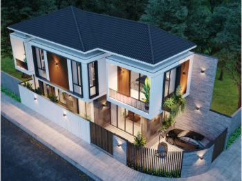 Thiết kế biệt thự 2 mặt tiền Quảng Nam