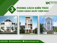 3 phong cách thiết kế thịnh hành nhất hiện nay