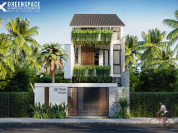 Thiết kế nhà phố Hội An 3 tầng