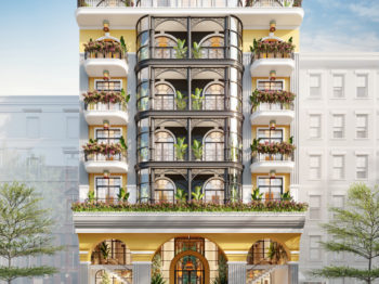 Thiết kế căn hộ cho thuê 8 tầng Đà Nẵng