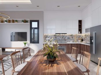 Thiết kế nội thất tone màu nhẹ nhàng – TP Hội An