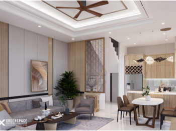 Thiết kế nội thất nhà phố 50m2 – phong cách trẻ hiện đại