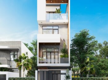 MẪU NHÀ PHỐ 4 TẦNG ĐẸP HIỆN ĐẠI TẠI TP. VŨNG TÀU