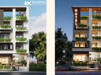 THIẾT KẾ KHÁCH SẠN 5 TẦNG HIỆN ĐẠI TẠI CÔN ĐẢO