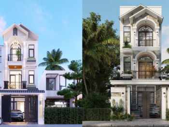 TỔNG HỢP MẪU NHÀ PHỐ MÁI THÁI ĐẸP CỦA KHÔNG GIAN XANH