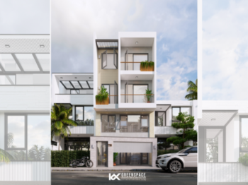 MẪU THIẾT KẾ NHÀ PHỐ 4 TẦNG HIỆN ĐẠI TẠI VŨNG TÀU