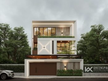 NHÀ PHỐ 3 TẦNG TẠI ĐÀ NẴNG THU HÚT NGƯỜI XEM BẰNG HÌNH KHỐI ĐƠN GIẢN