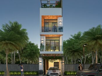 KIẾN TRÚC NHÀ PHỐ 3 TẦNG VŨNG TÀU HÀI HOÀ PHONG CÁCH SỐNG ÚC & VIỆT