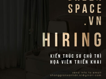 KIẾN TRÚC KHÔNG GIAN XANH ĐÀ NẴNG TUYỂN DỤNG 2024