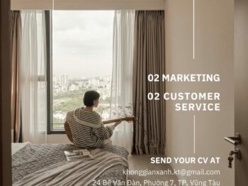 VŨNG TÀU – TUYỂN DỤNG 02 NHÂN VIÊN MARKETING VÀ 02 NHÂN VIÊN CHĂM SÓC KHÁCH HÀNG