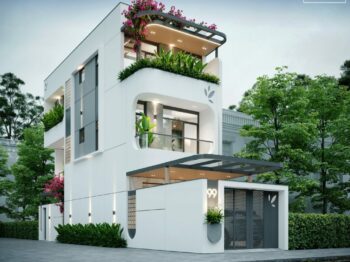 Mới mẻ và độc đáo với mẫu thiết kế nhà phố hiện đại ở Vũng Tàu