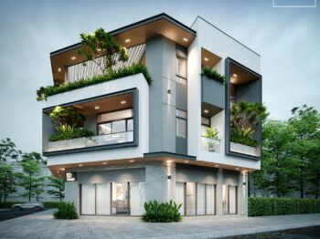 THIẾT KẾ BIỆT THỰ VŨNG TÀU HAI MẶT TIỀN – ĐẸP VÀ HIỆN ĐẠI