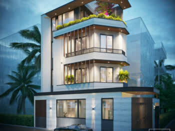 MÃN NHÃN VỚI THIẾT KẾ NHÀ PHỐ HIỆN ĐẠI TẠI THÀNH PHỐ HỒ CHÍ MINH