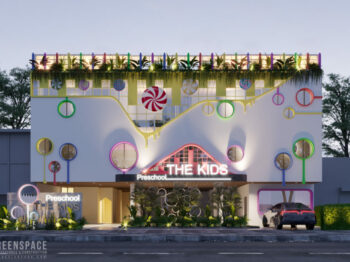 THIẾT KẾ VÀ THI CÔNG TRƯỜNG MẦM NON TƯ THỤC HỘI AN