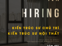 tuyển dụng kiến trúc sư chủ trì và kiến trúc sư nội thất vũng tàu