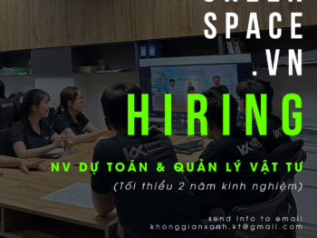 TUYỂN DỤNG NHÂN VIÊN DỰ TOÁN VÀ QUẢN LÍ VẬT TƯ 2025