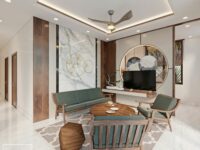 thiết kế nội thất nhà vườn long thành