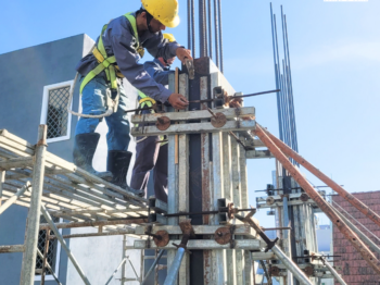 1 NGÀY – 2 BIỆT THỰ – THI CÔNG CỘT BIỆT THỰ VŨNG TÀU H’VILLA & V’VILLA